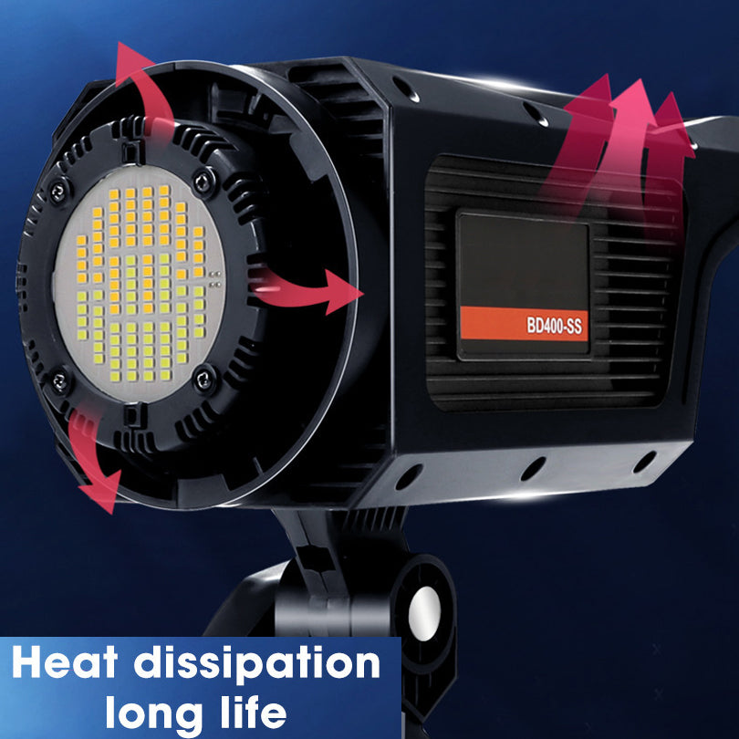 M600-SS 100W Professional LED Video Light – Bi-Color 3200K-6500K COB Light with APP + Remote, Bowens Mount for Photography & Live Streaming