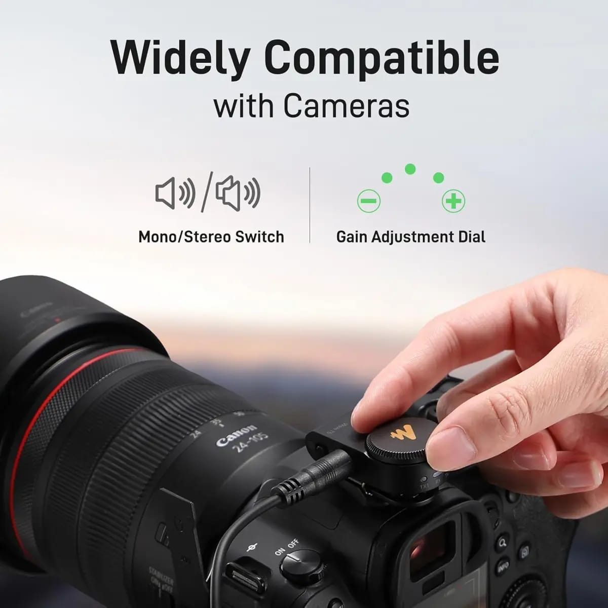 MAONO Wave T5 PA3 Wireless Lavalier Microphone – 2 Mics + USB-C, Lightning & Camera Receivers, 300m Range, AI Noise Cancelling