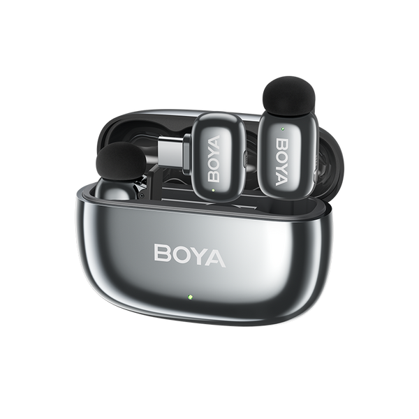 BOYA mini 2 wireless mic with charging case