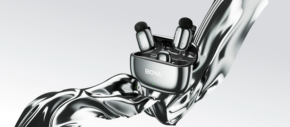 BOYA mini 2 upgraded super mini wireless mic with AI noise cancellation