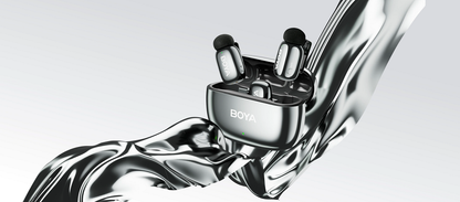 BOYA mini 2 upgraded super mini wireless mic with AI noise cancellation