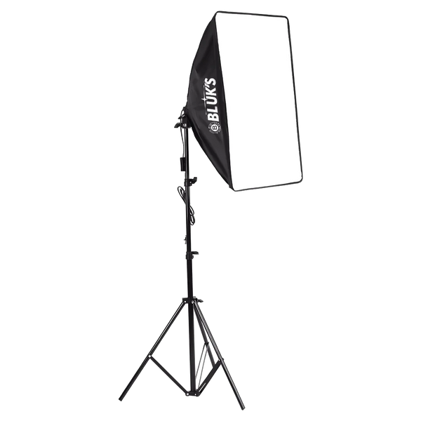 Bluks BX 50x70cm single lamp softbox with 7 feet stand