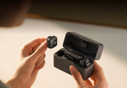 DJI Mic Mini charging case with 48-hour battery life