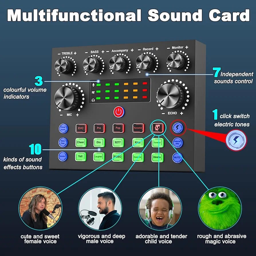 BM-800 Podcast Microphone Bundle - Studio Condenser Microphone Perfect for Podcasting, Recording, Singing, Streaming and Gaming