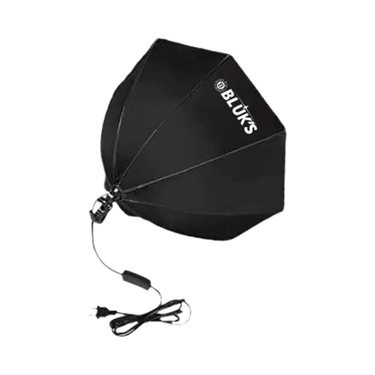 Bluks 70cm umbrella softbox light with remote