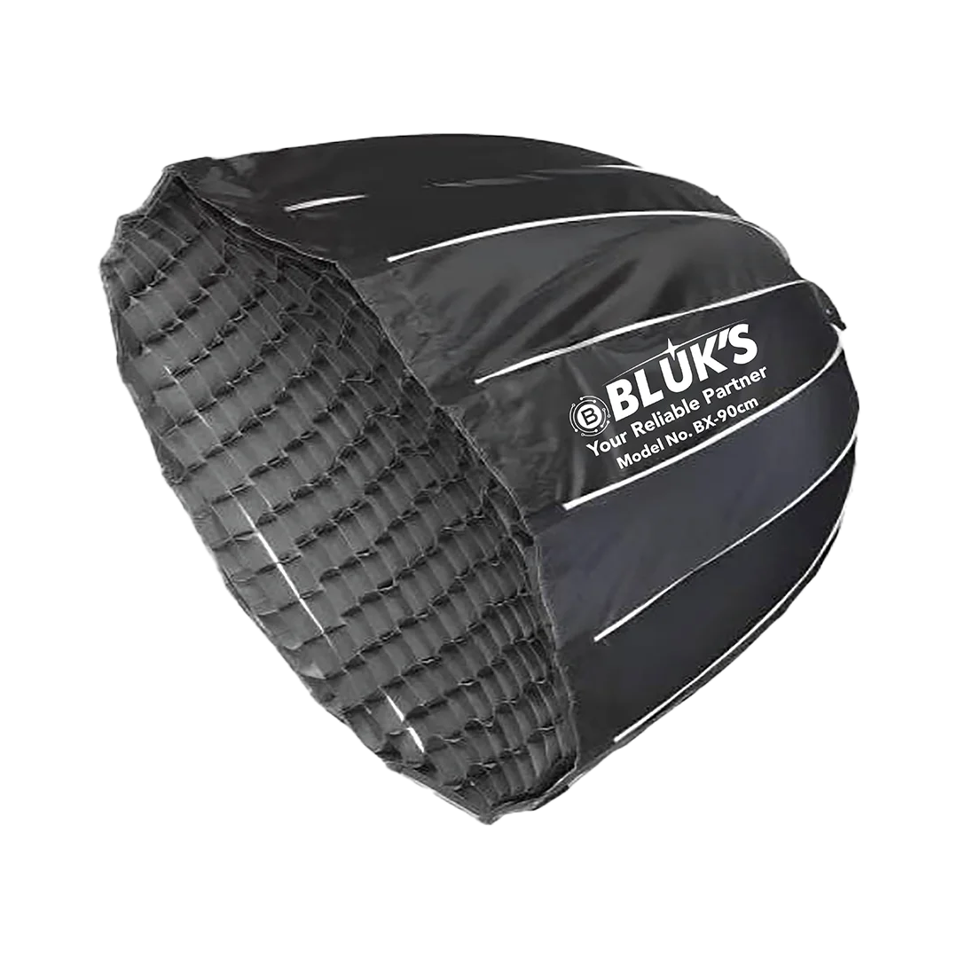 Bluks BX-90cm studio video light kit with parabolic softbox