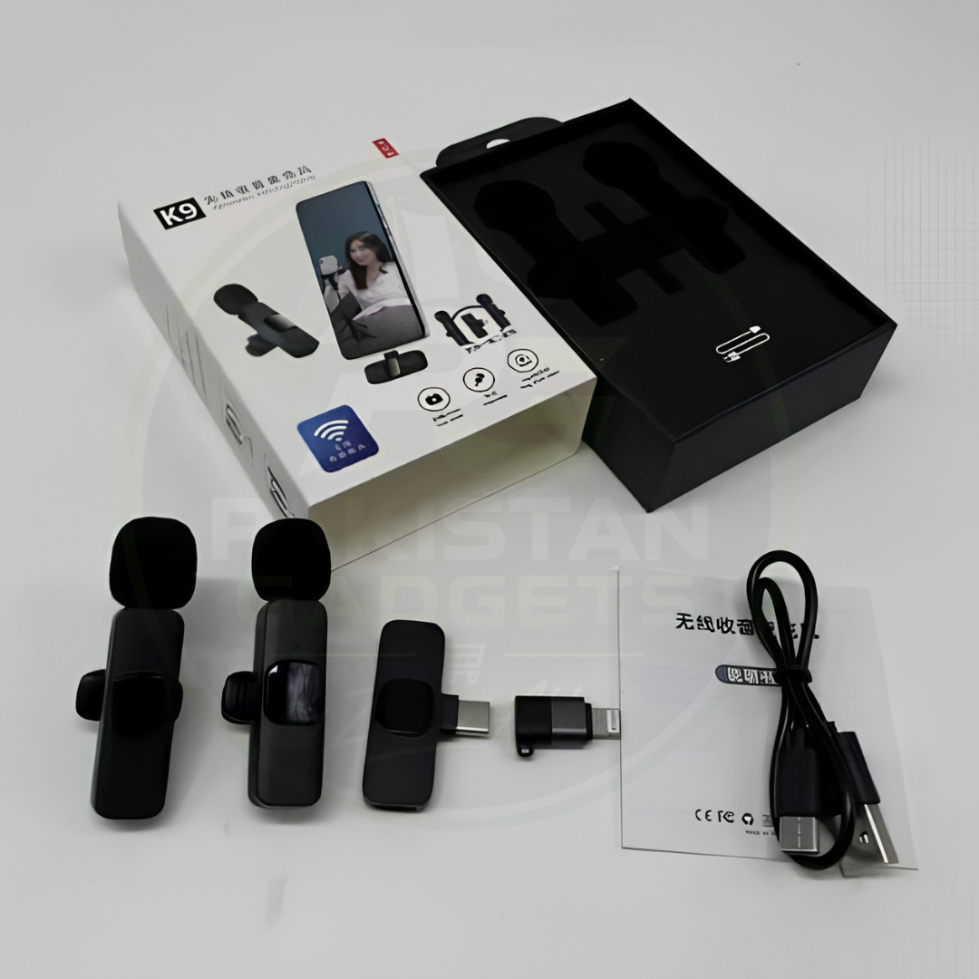 K9 Dual Wireless Collar Mic | Type-C & Lightning