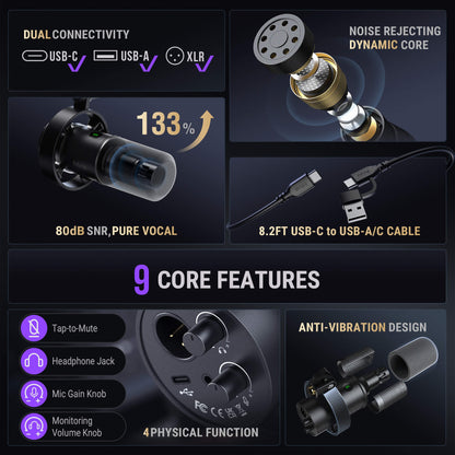 FIFINE K688 USB and XLR