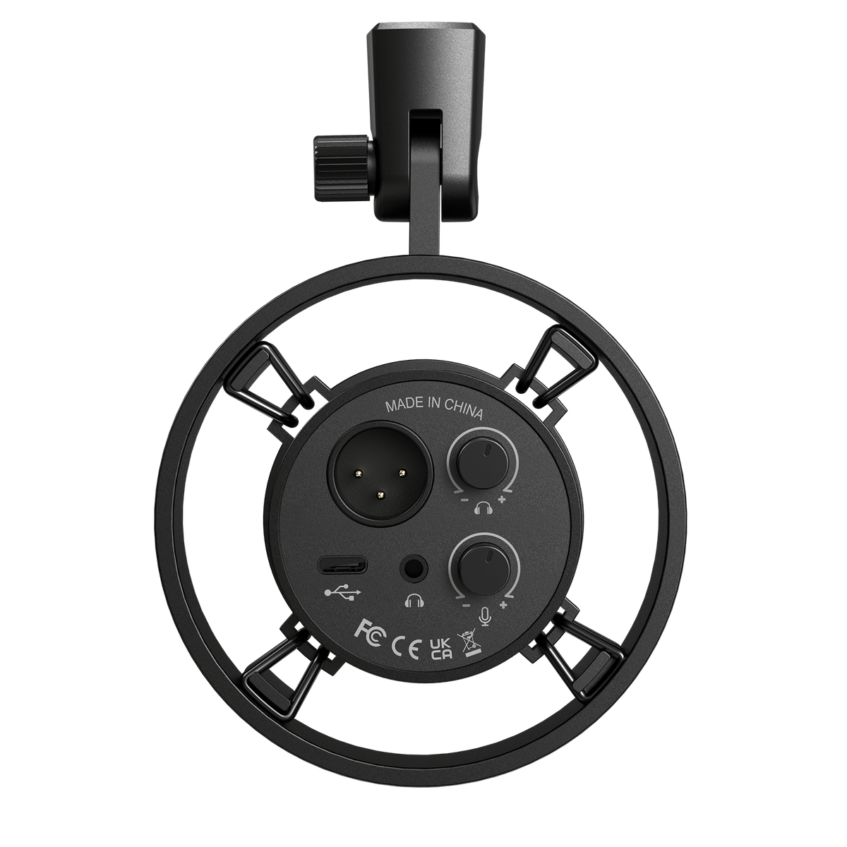 FIFINE K688 gain and volume controls