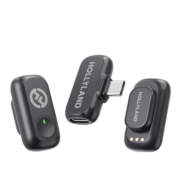 Hollyland Lark A1 Wireless Microphone in Pakistan – 2TX + USB-C RX | Noise Cancellation Mic for iPhone & Android