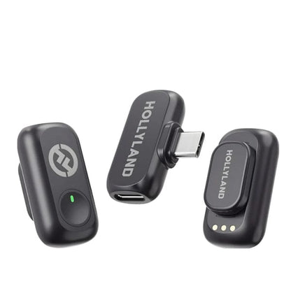 Hollyland Lark A1 Wireless Microphone in Pakistan – 2TX + USB-C RX | Noise Cancellation Mic for iPhone & Android