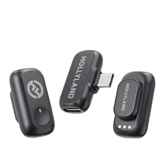 Hollyland Lark A1 Wireless Microphone in Pakistan – 2TX + USB-C RX | Noise Cancellation Mic for iPhone & Android