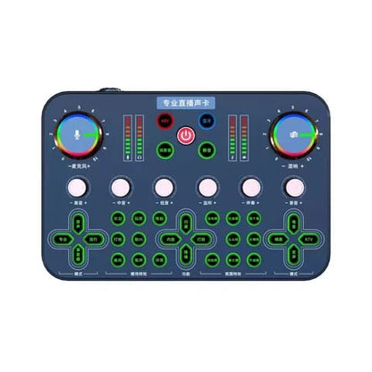 K700 Dual Channel Professional Sound Card with Built-in 48V Phantom Power