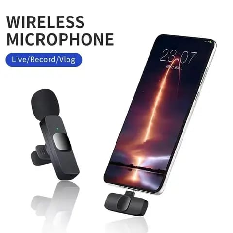 K8 Single Wireless Collar Mic For Vlogging