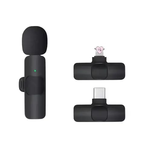 K8 Single Wireless Collar Mic For Vlogging