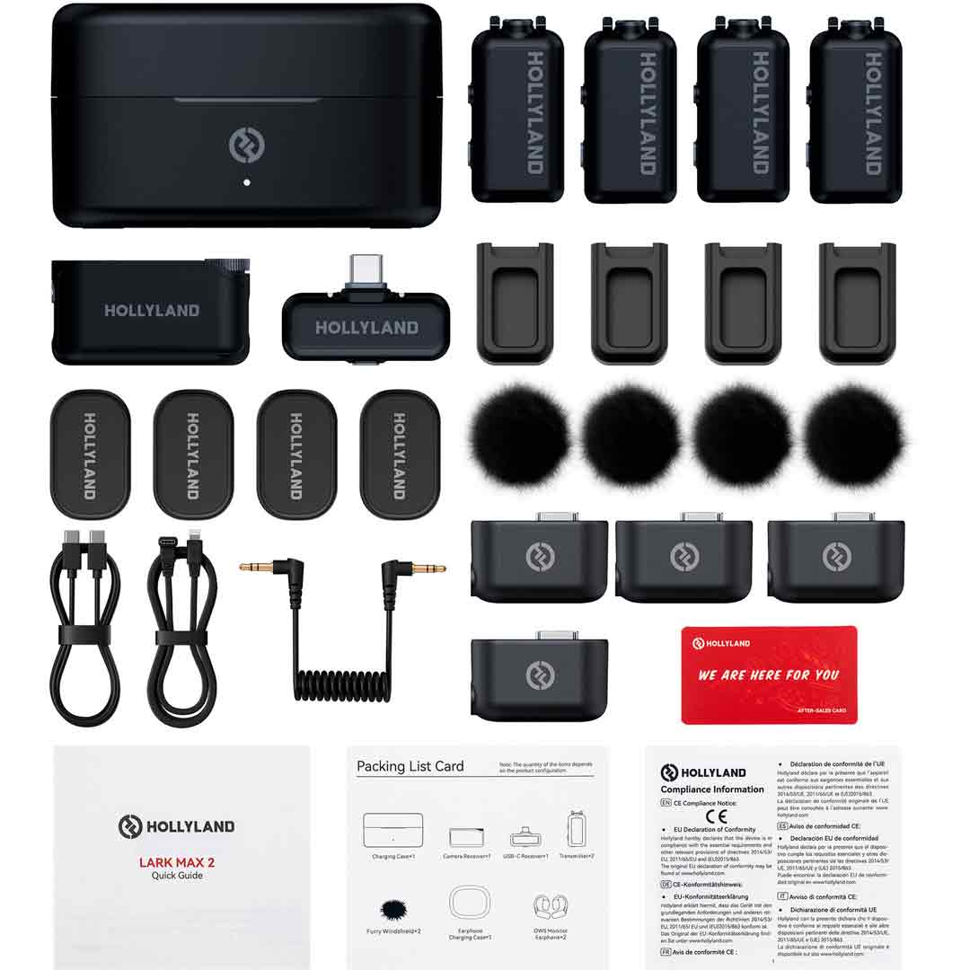 LARK MAX 2 Combo 4-Person kit for podcasts and interviews