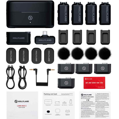 LARK MAX 2 Combo 4-Person kit for podcasts and interviews