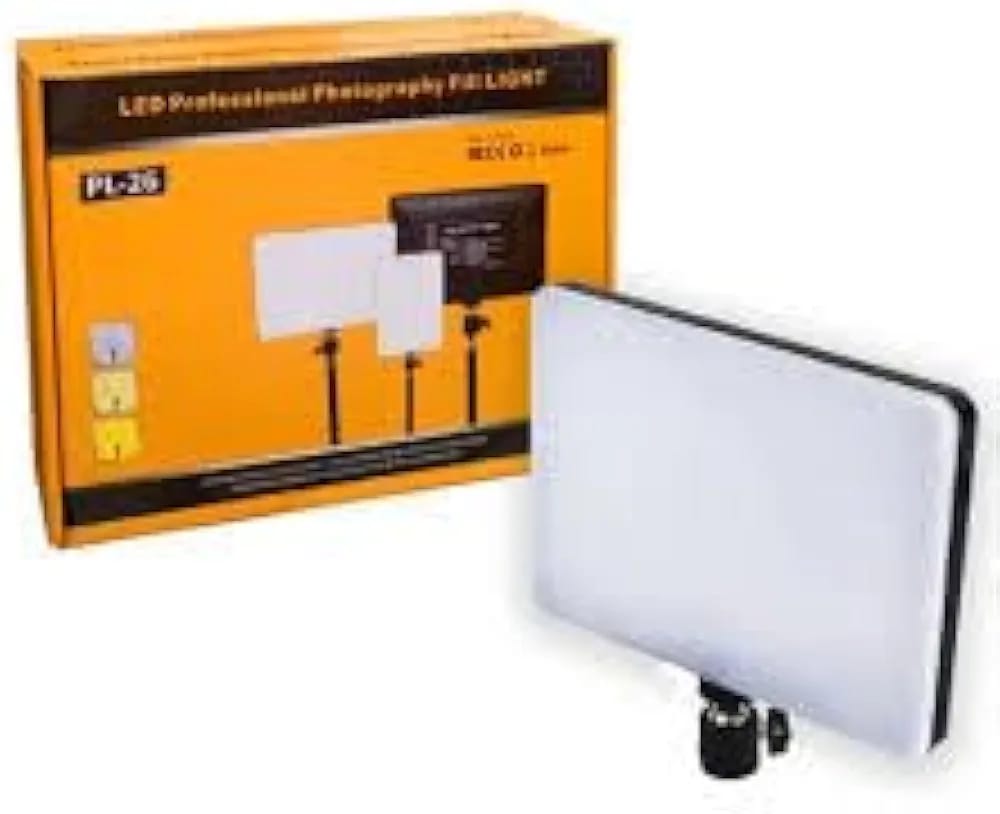 PL-26 Upgraded LED Fill Light – 10 Inch Professional Video Soft Light Panel with Built-in USB for Studio Photography & Streaming