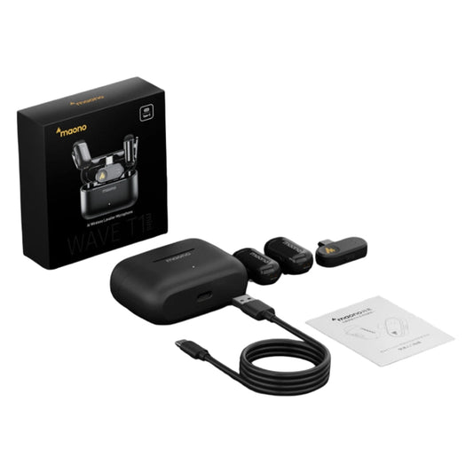 MAONO WAVE T1 Mini charging case kit contents