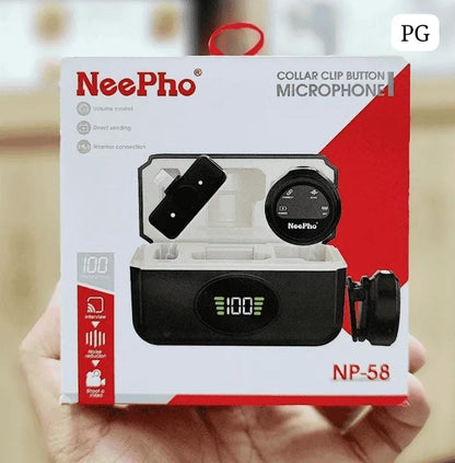 Neepho NP-58 Wireless Lavalier Mic (Type-C) – Crystal-Clear Sound on the Go