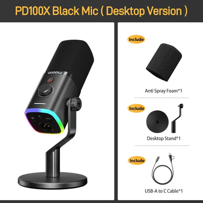 MAONO PD100X black microphone