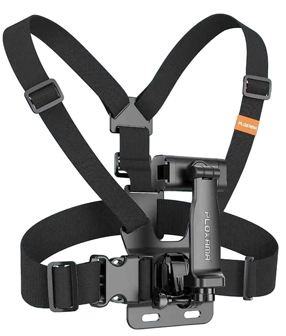 PLOKAMA CX10 Chest Mount Holder – 360° Adjustable Harness for Action Cameras & Phones