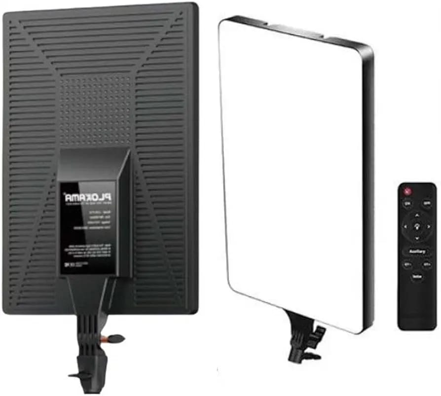 PLOKAMA Live P24 Professional LED Fill Light – 24-Inch Studio Lighting Panel for Photography, Videography & Live Streaming