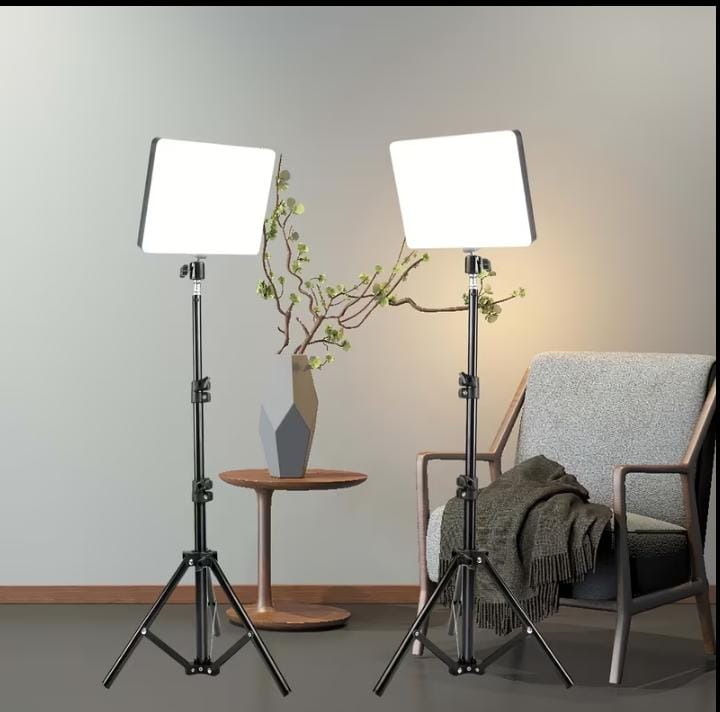 PL-26 Upgraded LED Fill Light – 10 Inch Professional Video Soft Light Panel with Built-in USB for Studio Photography & Streaming