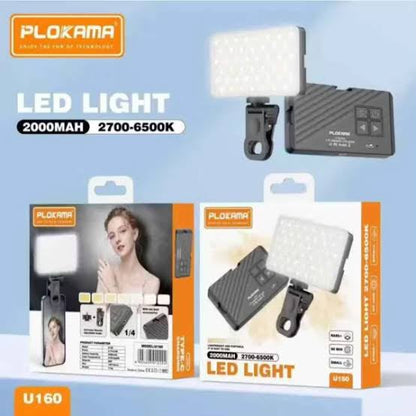 Plokama U160 LED Fill Light – Portable Rechargeable