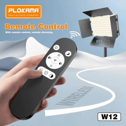 Plokama W12 30W Photography Light – 8000mAh Portable Video Light