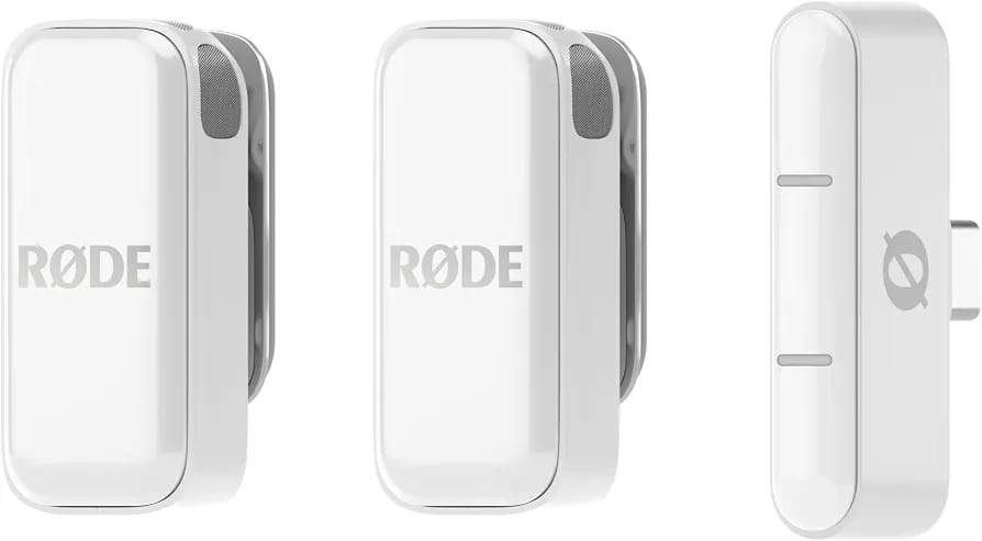 RODE Ultra Compact Dual Wireless Collar Mic For TikTok Facebook YouTube Podcast Studio Indoor outdoor recording and Road Shows