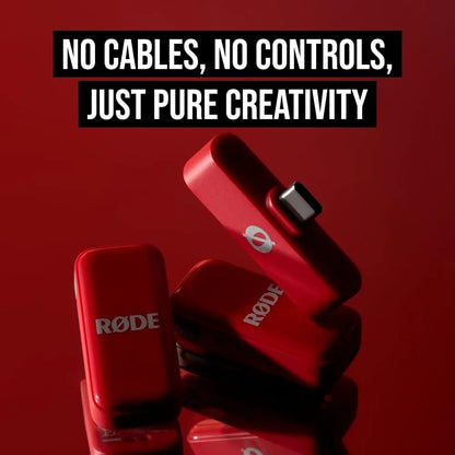 RODE Ultra Compact Dual Wireless Collar Mic For TikTok Facebook YouTube Podcast Studio Indoor outdoor recording and Road Shows