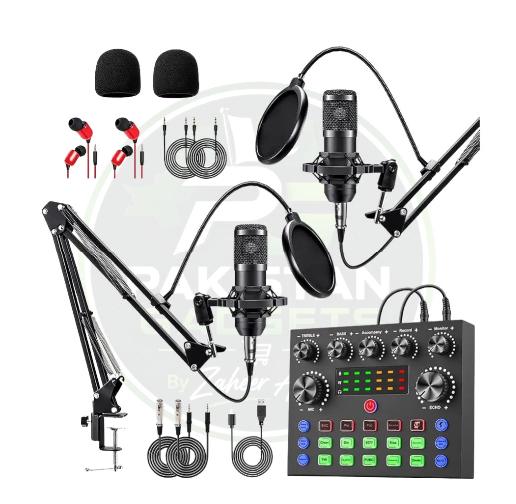 BM-800 Podcast Microphone Bundle - Studio Condenser Microphone Perfect for Podcasting, Recording, Singing, Streaming and Gaming