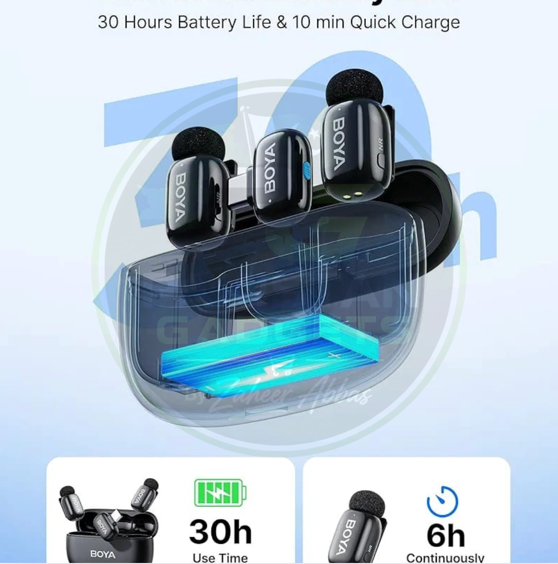 BOYA Mini 2 Dual Wireless Microphone – 48kHz/24-bit, AI Noise Cancellation, USB-C Lavalier Mic for iPhone 15/16/17 & Android
