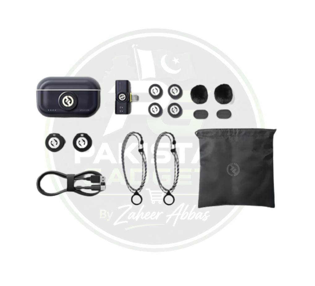 Hollyland Lark M2 Duo Wireless Microphone – Shine Charcoal | USB-C Mini Mic