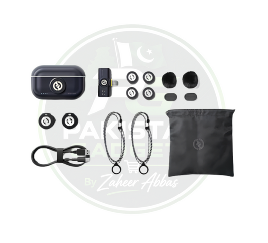 Hollyland Lark M2 Duo Wireless Microphone – Shine Charcoal | USB-C Mini Mic