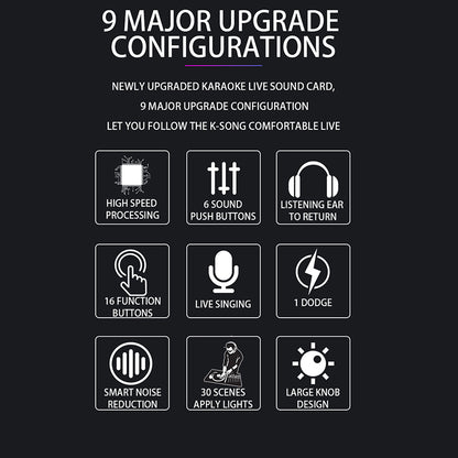 V10 Dual-Channel Sound Card – Professional Audio Mixer for Gaming, Podcast, TikTok, Facebook & YouTube Live Streaming