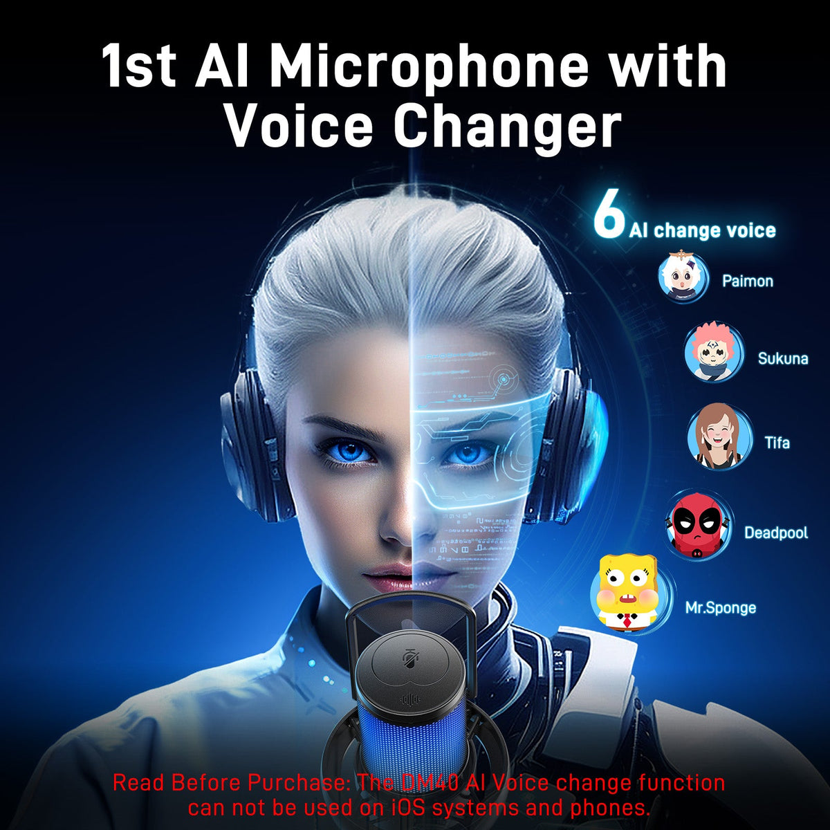 MAONO DM40 Pro AI voice changer
