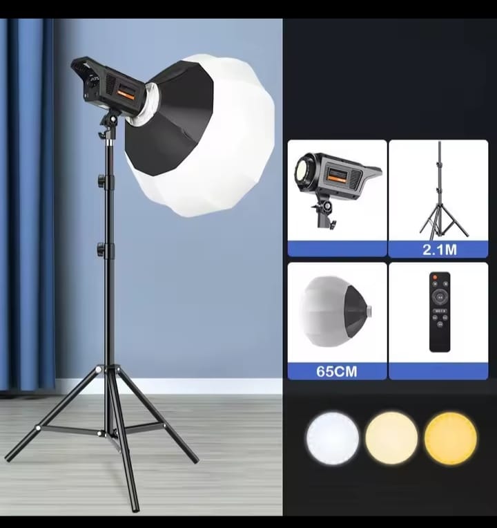 M600-SS 100W Professional LED Video Light – Bi-Color 3200K-6500K COB Light with APP + Remote, Bowens Mount for Photography & Live Streaming