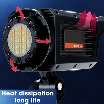 M600-SS 100W Professional LED Video Light – Bi-Color 3200K-6500K COB Light with APP + Remote, Bowens Mount for Photography & Live Streaming