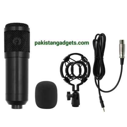Dual BM800 Condenser Mic Kit with X60 Sound Card – 2-Person Podcast Setup