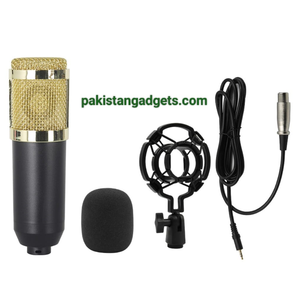 Dual BM800 Condenser Mic Kit with X60 Sound Card – 2-Person Podcast Setup