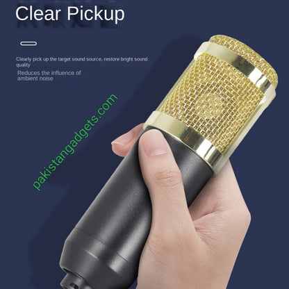 Dual BM800 Condenser Mic Kit with X60 Sound Card – 2-Person Podcast Setup