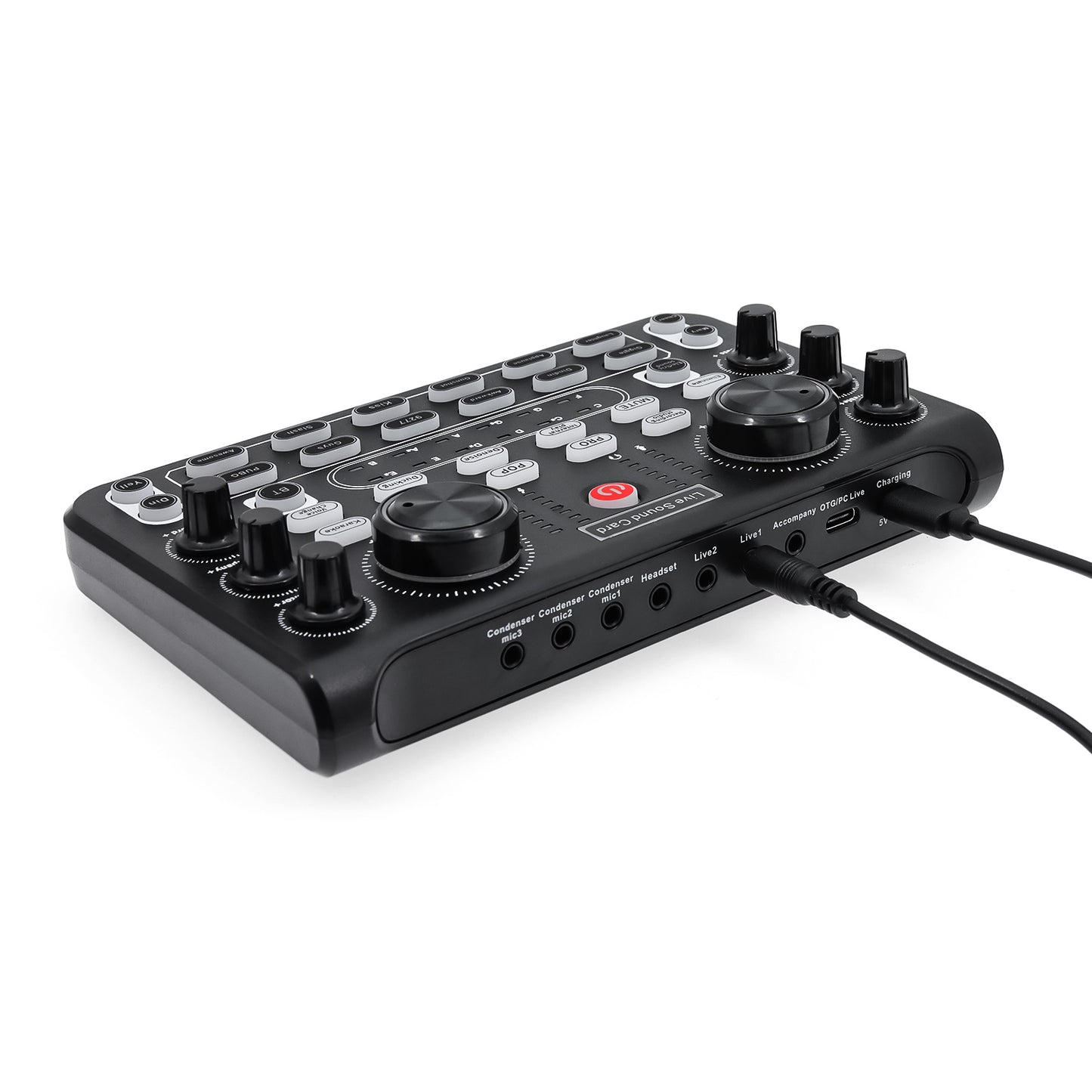X60 3-Channel Sound Card (English Version) – Professional Audio Mixer for YouTube, TikTok, Karaoke, KTV & Live Broadcast