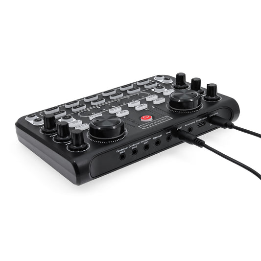 X60 3-Channel Sound Card (English Version) – Professional Audio Mixer for YouTube, TikTok, Karaoke, KTV & Live Broadcast