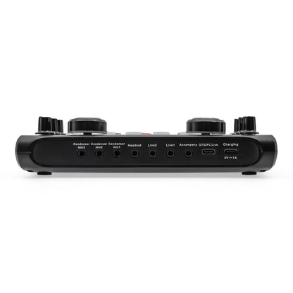 X60 3-Channel Sound Card (English Version) – Professional Audio Mixer for YouTube, TikTok, Karaoke, KTV & Live Broadcast
