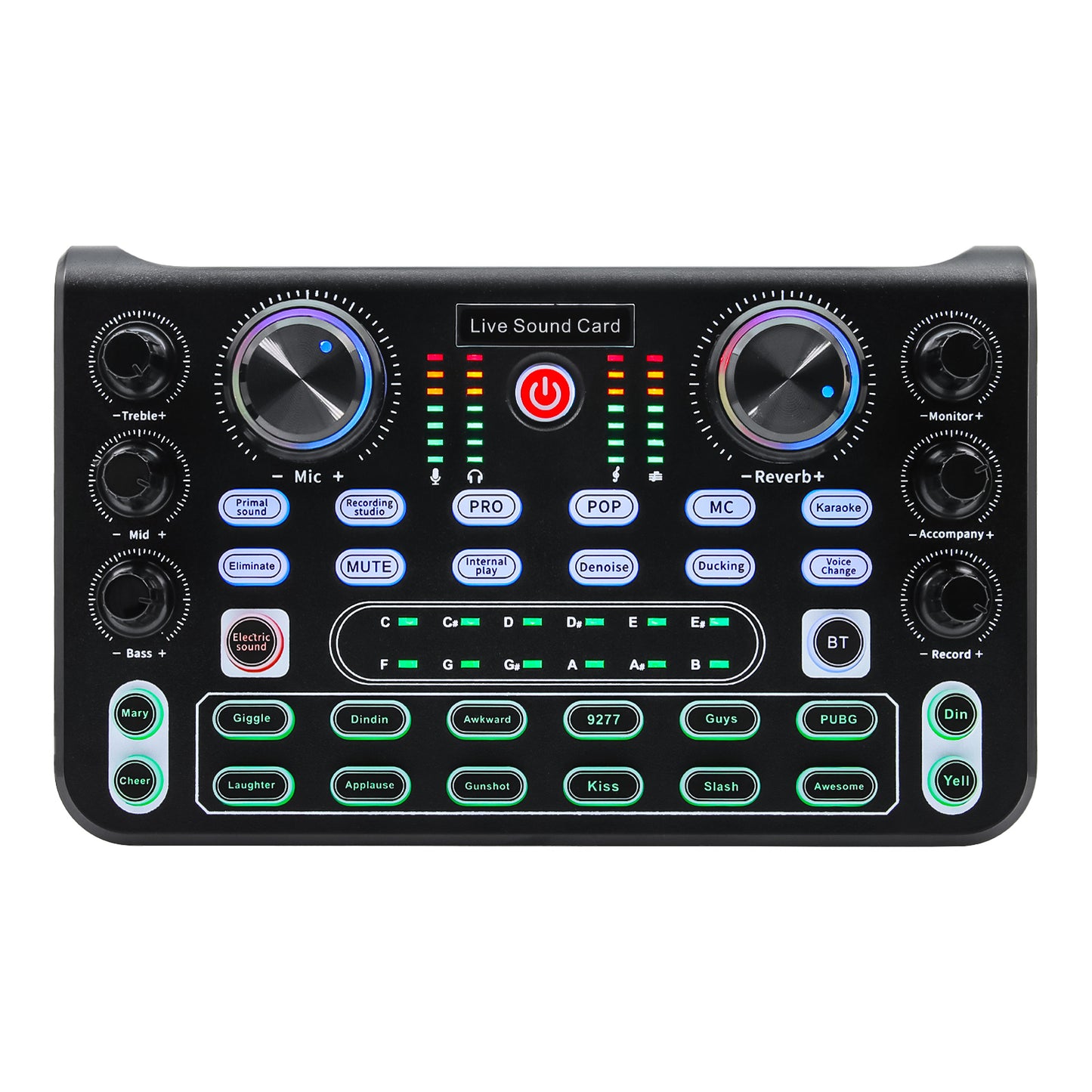 X60 3-Channel Sound Card (English Version) – Professional Audio Mixer for YouTube, TikTok, Karaoke, KTV & Live Broadcast
