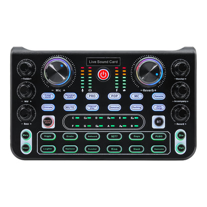 X60 3-Channel Sound Card (English Version) – Professional Audio Mixer for YouTube, TikTok, Karaoke, KTV & Live Broadcast