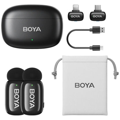 BOYA mini 2-03 wireless microphone for iPhone with charging case – price in Pakistan