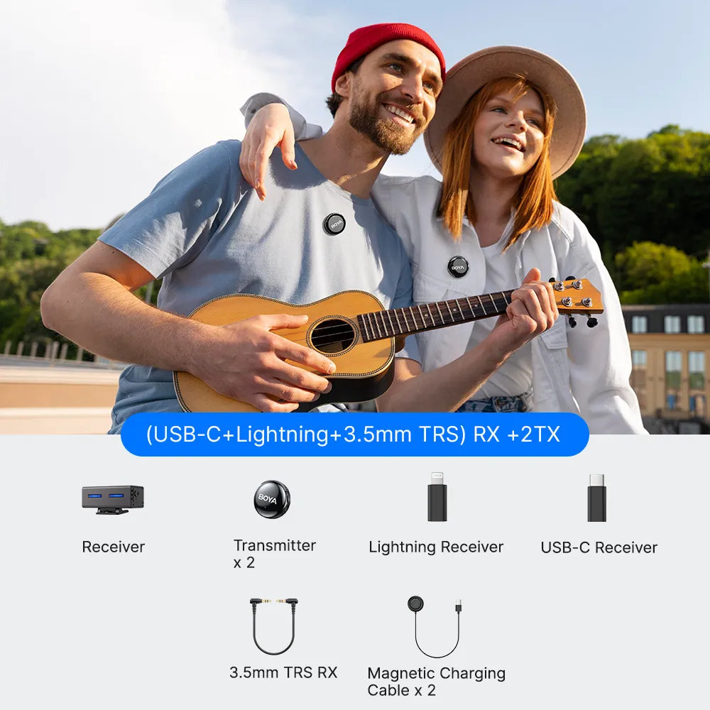 BOYALINK 3 wireless mic features